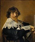 Frans Hals Portrait of a man, possibly Nicolaes Hasselaer painting